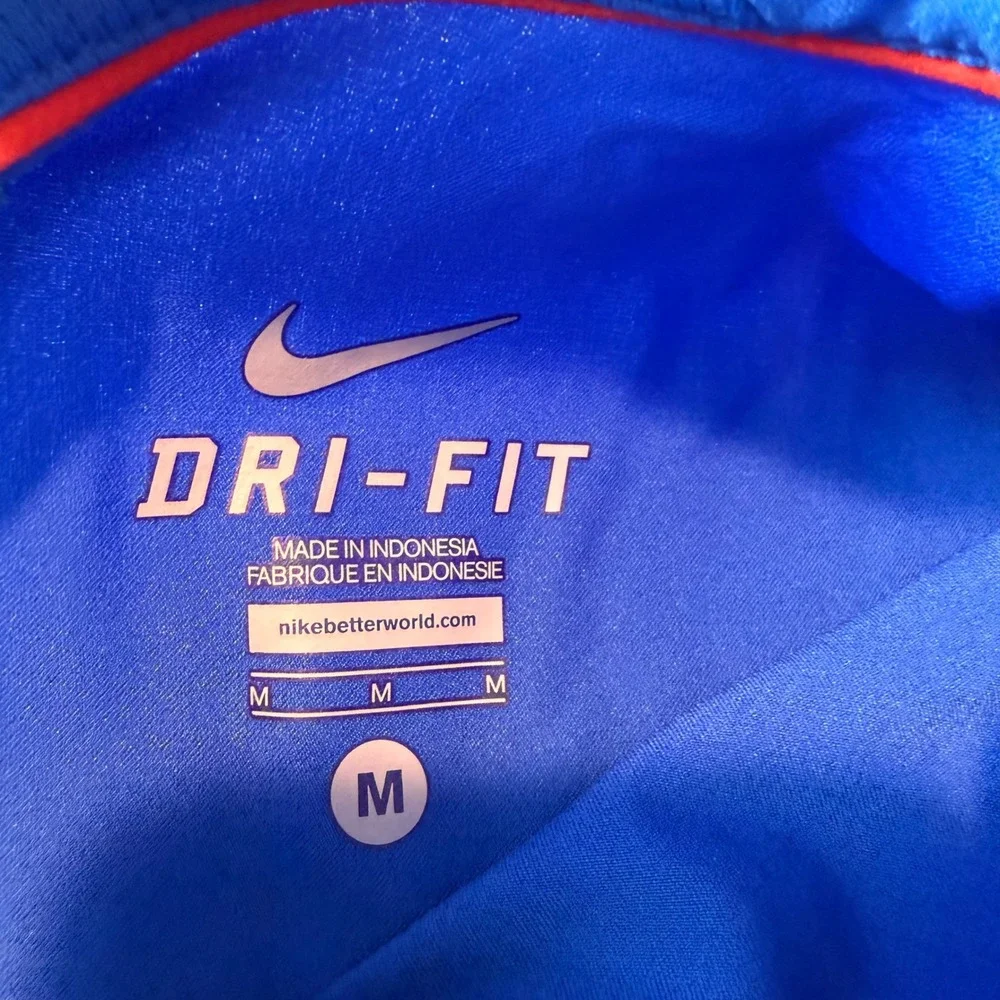 Nike Florida Gators Dri-FIT Polo Shirt Mens Medium Blue Orange 82855X-FG5